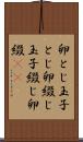 卵とじ Scroll