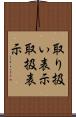 取り扱い表示 Scroll