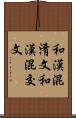 和漢混淆文 Scroll