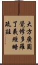 大方廣圓覺修多羅了義經略疏註 Scroll