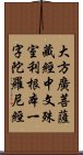 大方廣菩薩藏經中文殊室利根本一字陀羅尼經 Scroll