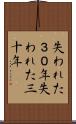 失われた３０年 Scroll