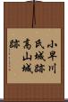 小早川氏城跡高山城跡 Scroll