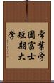 常葉学園富士短期大学 Scroll