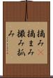 摘み(P) Scroll