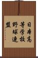 日本高等学校野球連盟 Scroll