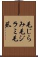 毛じらみ Scroll