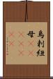 烏剌紐母(ateji)(rK) Scroll