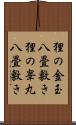 狸の金玉八畳敷き Scroll