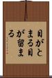目がとまる Scroll