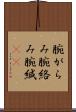腕がらみ Scroll
