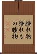 腫れ物 Scroll