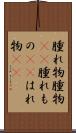 腫れ物 Scroll