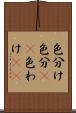 色分け Scroll