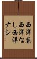 西洋梨 Scroll