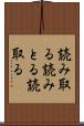読み取る Scroll