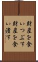 財産を食いつぶす Scroll