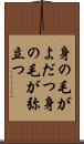 身の毛がよだつ Scroll