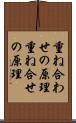 重ね合わせの原理 Scroll