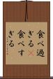 食べ過ぎる(P) Scroll