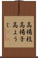 高楊枝 Scroll