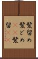 髪留め Scroll
