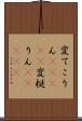 変てこりん(ateji) Scroll