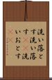 洗い落とす Scroll