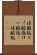 珪酸塩 Scroll