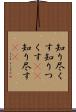 知り尽くす Scroll