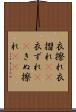衣擦れ Scroll