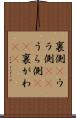 裏側(P) Scroll