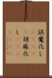 誤魔化し(ateji);胡麻化し(ateji)(rK) Scroll