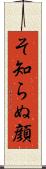 そ知らぬ顔 Scroll