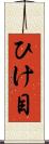 ひけ目 Scroll