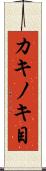 カキノキ目 Scroll