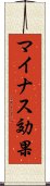 マイナス効果 Scroll