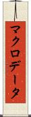 マクロデータ Scroll