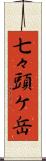 七々頭ケ岳 Scroll
