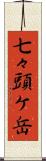 七々頭ケ岳 Scroll