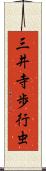 三井寺歩行虫 Scroll