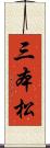 三本松 Scroll