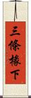 三條椽下 Scroll