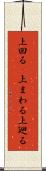 上回る(P) Scroll