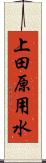 上田原用水 Scroll