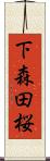 下森田桜 Scroll