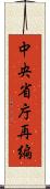 中央省庁再編 Scroll