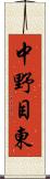 中野目東 Scroll