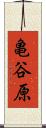 亀谷原 Scroll