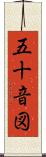 五十音図 Scroll